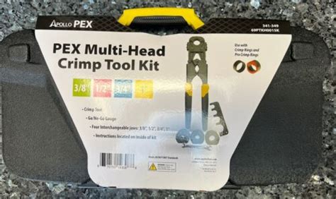 Apollo 69ptkh0015k Multi Head Pex Crimp Tool Kit For Sale Online Ebay