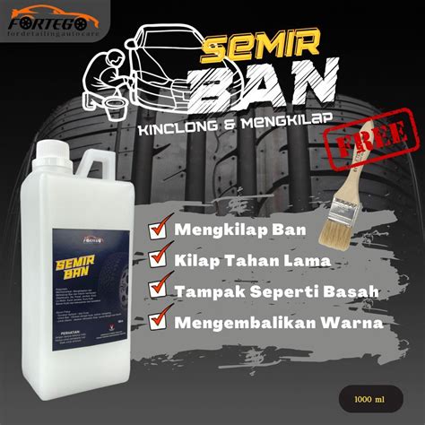 Jual Semir Ban Mobil Motor Fortego Pengkilap Ban Kendaraan Kinclong