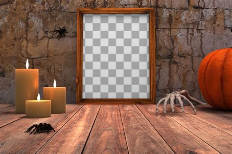 Halloween Frame Mockup Graphic By Sandrofanton · Creative Fabrica