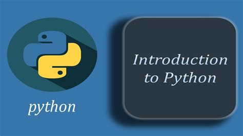 Introduction To Python Python Applications Youtube