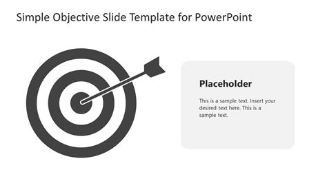 Simple Objective Slide Template For Powerpoint