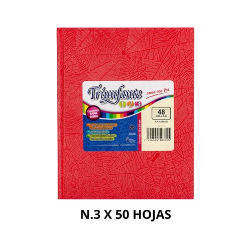 CUADERNO ESCOLAR N 3 X 50 HJS ARAÑA TRIUNFANTE