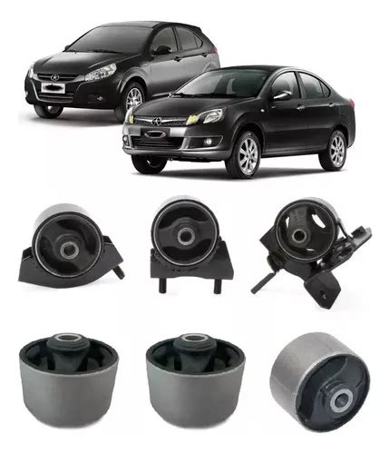 Kit Buchas Refil Coxim Cal O Motor E Cambio Jac Motors J