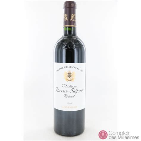 Château Beau Séjour Bécot 2005 1er Grand Cru Classé de St Emilion