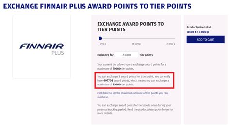 Finnair Plus Points To Tier Points Conversion Experience December