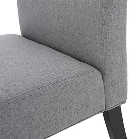 Christopher Knight Home Kassi Fabric Accent Chair Grey The Nautical