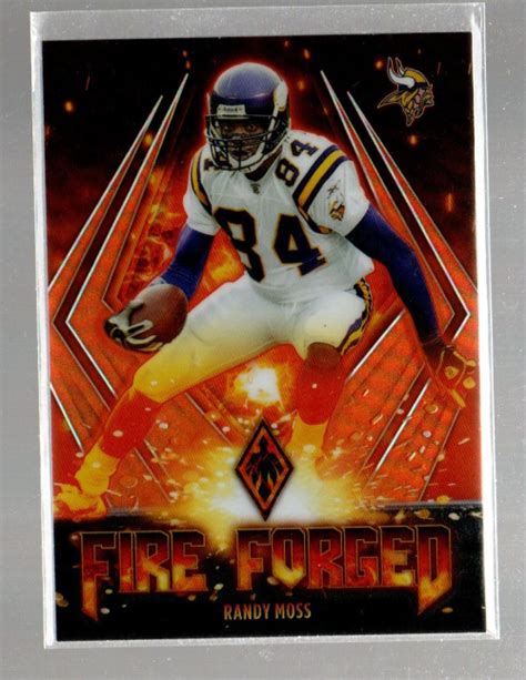 Panini Phoenix Fire Forged Orange Randy Moss Ebay