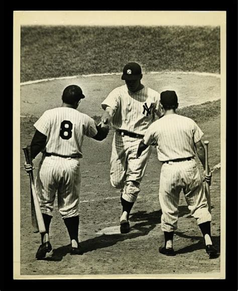 Mickey Mantle World Series Home Run Wire Photo X