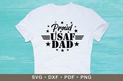 Proud Air Force Dad SVG Vector Clipart SVG PNG PDF DXF