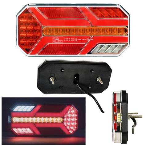 Lampa Tylna Zespolona LED Neon DYNAMICZNY Kierunek 12V 24V Lewa TIR BUS