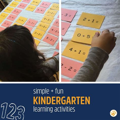 simple  fun kindergarten learning activities hoawg