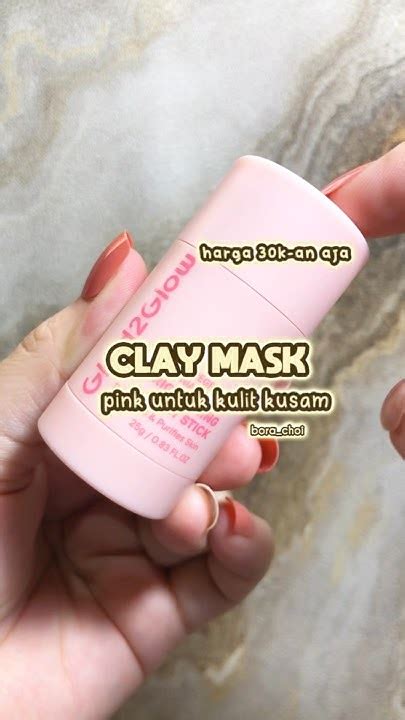 gg pomegranate niacinamide brightening clay stick claymask gladglow