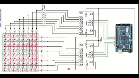 LED Matrix Display With Shift Register