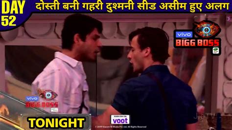 Day Preview Tuesday Episode Big Fight In Siddharth Asim Shehnaz