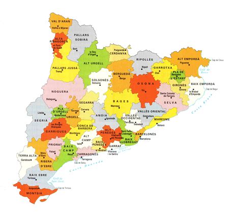 Apunts 4u Mapa polític de Catalunya