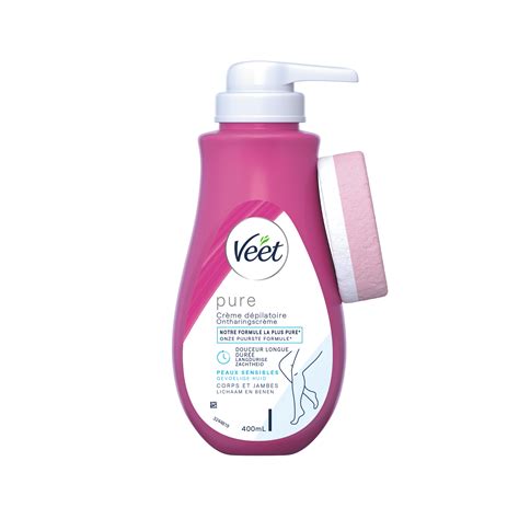 Cr Me D Pilatoire Peaux Sensibles Corps Jambes Veet Pure Ml Veet