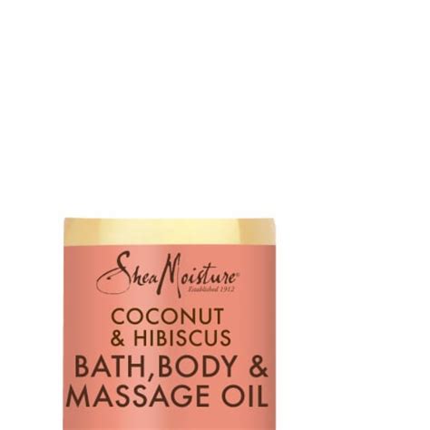 Shea Moisture Body Oil Bath And Massage For Dull Skin Coconut Oil And