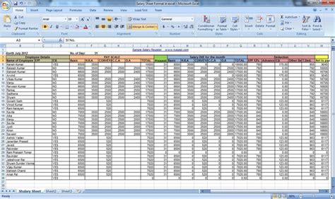 employee salary sheet in excel format Can download to your on a forum melbourneovenrepairs.com.au