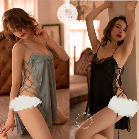 Jual Bella Lingerie Sexy Dress Free G String Lingerie Baju Tidur