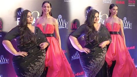 Vidya Balan S Shocking Weight Gain In Front Of Deepika Padukone At