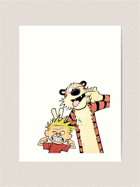 Calvin And Hobbes Bill Watterson Art Print For Sale By Tema Redbubble