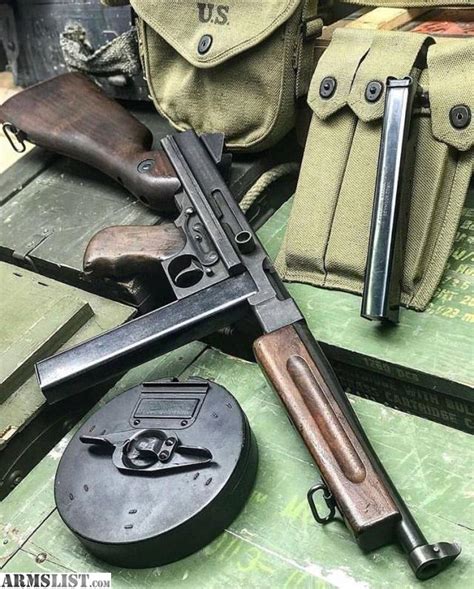 Armslist For Sale Thompson Submachine Tommy Gun 45 Acp