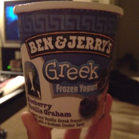 Ben And Jerrys Blueberry Vanilla Graham Greek Frozen Yogurt Best Thing