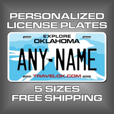 Oklahoma License Plates Etsy