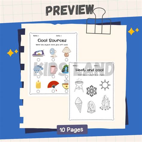 Heating And Cooling Matter Science Worksheet Hot And Cold Activities