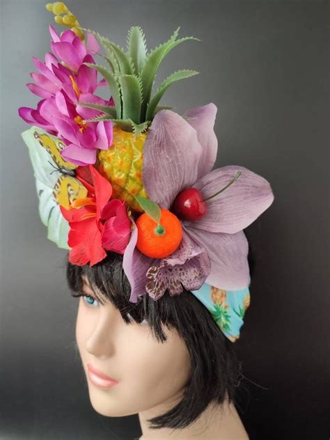 Carmen Miranda Headband Fruit Headpiece Tropical Fruits Etsy