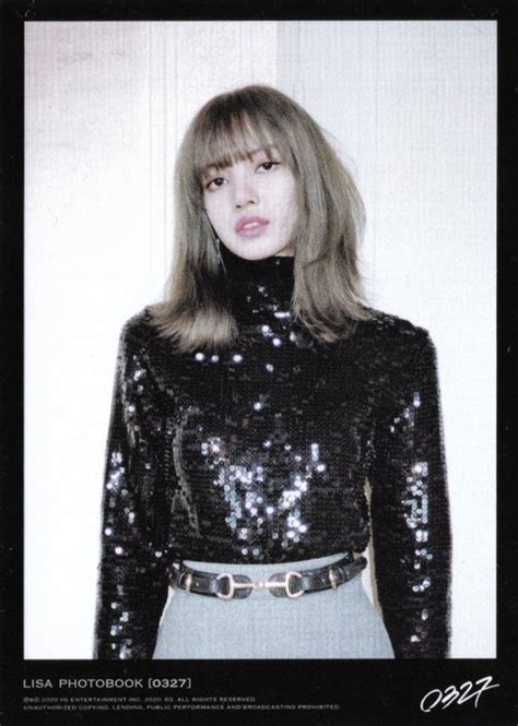 Blackpink Lisa Photobook Photocard Blackpink Lisa