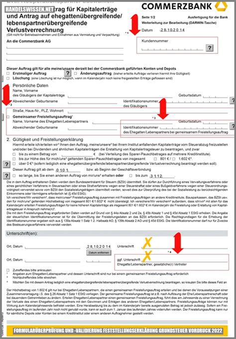 Feststellungserklarung Grundsteuer Vordruck Maximieren Sie Ihre