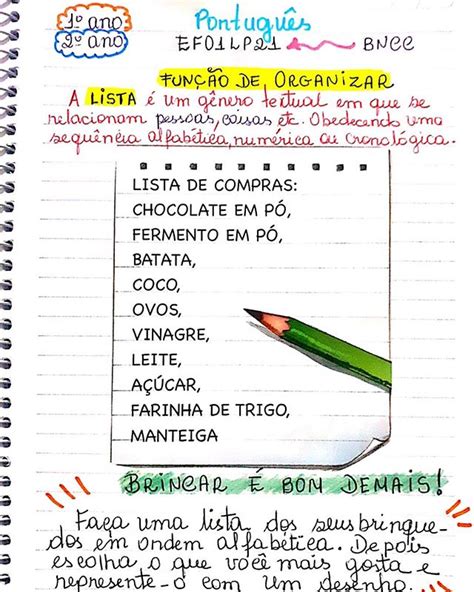 No Instagram Exerc Cio No Caderno G Nero Textu