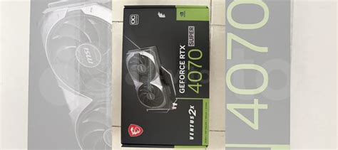 MSI RTX 4070 Super купить в Москве | Электроника | Авито
