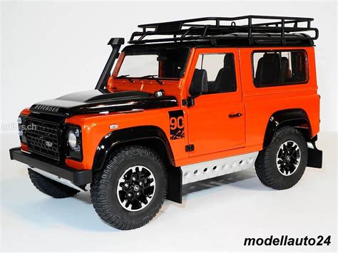 Land Rover Defender Adventure Orange Kyosho Im Kanton