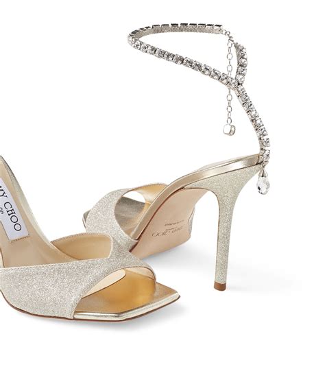 Jimmy Choo Multi Saeda 100 Sandals Harrods Uk