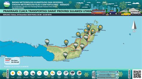 Untuk Pemudik Natal Lihat Prakiraan Cuaca Malam Ini Di Sulut