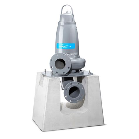 flygt concrete plinth  dry pit pump installation vertical xylem iraq