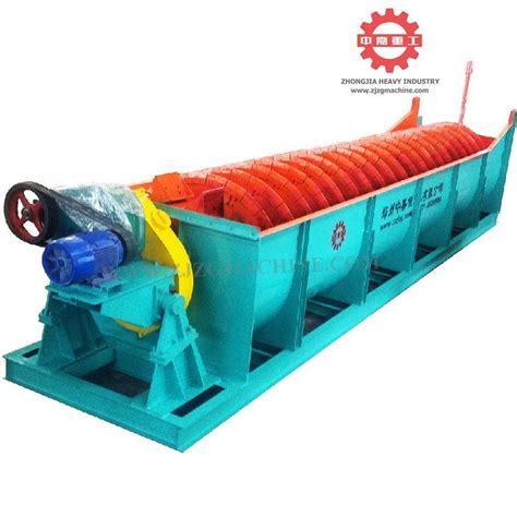 High Weir Single And Double Screw Type Spiral Classifier For Mineral