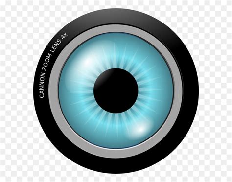 Eye Lens Clip Art At Clker Pupil Eye Clipart Camera Lens Electronics Hd Png Download Flyclipart