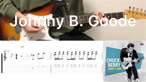 Chuck Berry Johnny B Goode Guitar Cover With Tabs Chords Chords