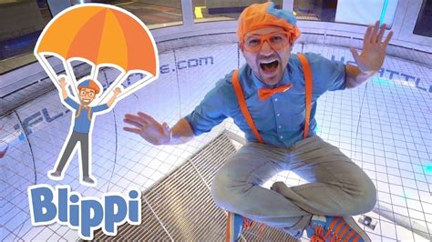 Blippi Faces His Fear Blippi Goes Indoor Skydiving Blippi Full