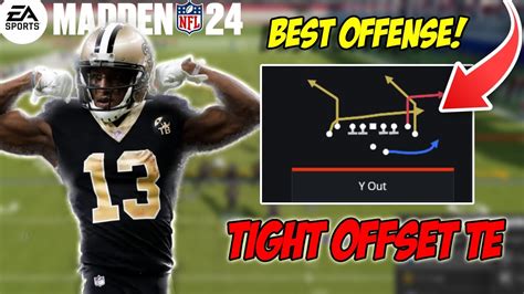 BEST OFFENSE IN MADDEN 24 Jets FULL Offensive Ebook Tight Offset TE