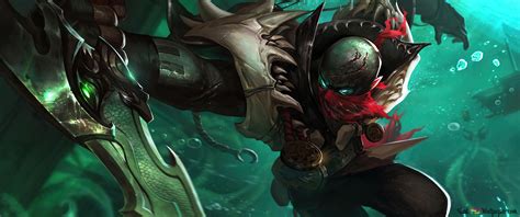 The Bloodharbor Ripper Pyke League Of Legends Lol K Wallpaper