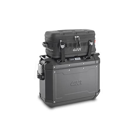 Valise Lat Rale Gauche Givi Trekker Outback Litres Black Line