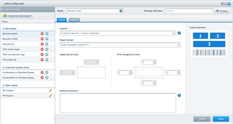 Configurate And Print Labels Pickware Shopware 5 Helpcenter