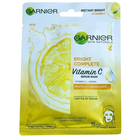 Buy Garnier Bright Complete Vitamin C Serum Mask 28 G Online At Best Price In India Flipkart