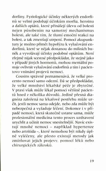 Kniha Anatomie nemoci očima pacienta Úvahy o uzdravení a regeneraci