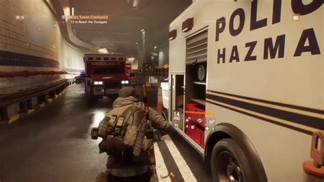 Tom Clancy S The Division Lincoln Tunnel Checkpoint Solo Challenging