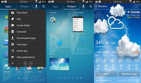 Install Galaxy S4 Launcher And Accuweather Widget Droidviews